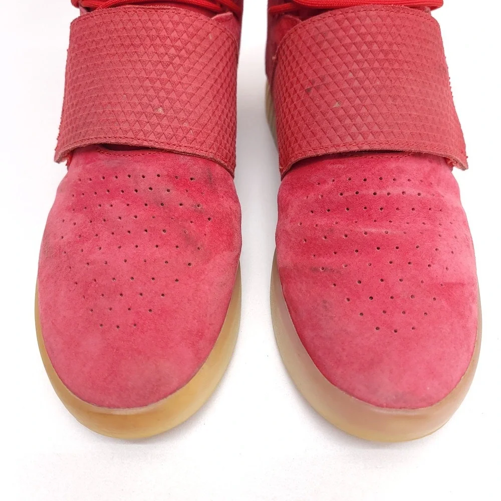 Adidas Tubular Invader Strap Shoes Mens Size 11.5 High‎ Top Sneakers BB5039